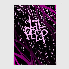 Постер с принтом Lil Peep в городе Новоалтайск, 100% бумага
 | бумага, плотность 150 мг. Матовая, но за счет высокого коэффициента гладкости имеет небольшой блеск и дает на свету блики, но в отличии от глянцевой бумаги не покрыта лаком | 3d | lil peep | lil prince | pink | зарубежная музыка | лил пип | маленький принц