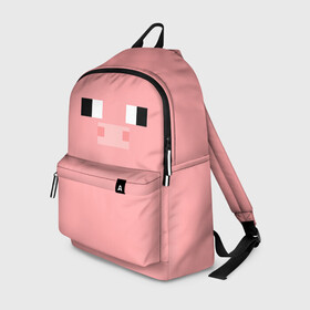 Рюкзак 3D с принтом Minecraft Pig в городе Новоалтайск, 100% полиэстер | лямки с регулируемой длиной, сверху петелька, чтобы рюкзак можно было повесить на вешалку. Основное отделение закрывается на молнию, как и внешний карман. Внутри два дополнительных кармана, один из которых закрывается на молнию. По бокам два дополнительных кармашка | Тематика изображения на принте: minecarft | pig | roblocks | майнкрафт | роблокс | свинка | снинья