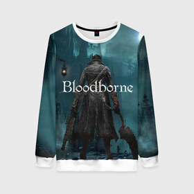 Женский свитшот 3D с принтом Bloodborne. в городе Новоалтайск, 100% полиэстер с мягким внутренним слоем | круглый вырез горловины, мягкая резинка на манжетах и поясе, свободная посадка по фигуре | bloodborne | bloodborne 2 | esport | game | playstation | бладборн | игра | киберспорт | киберспортсмен | порождение крови