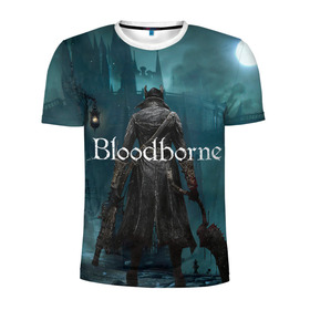 Мужская футболка 3D спортивная с принтом Bloodborne. в городе Новоалтайск, 100% полиэстер с улучшенными характеристиками | приталенный силуэт, круглая горловина, широкие плечи, сужается к линии бедра | bloodborne | bloodborne 2 | esport | game | playstation | бладборн | игра | киберспорт | киберспортсмен | порождение крови