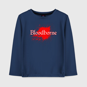 Детский лонгслив хлопок с принтом Bloodborne в городе Новоалтайск, 100% хлопок | круглый вырез горловины, полуприлегающий силуэт, длина до линии бедер | bloodborne | bloodborne 2 | esport | game | playstation | бладборн | игра | киберспорт | киберспортсмен | порождение крови