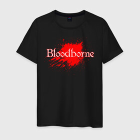Мужская футболка хлопок с принтом Bloodborne. в городе Новоалтайск, 100% хлопок | прямой крой, круглый вырез горловины, длина до линии бедер, слегка спущенное плечо. | bloodborne | bloodborne 2 | esport | game | playstation | бладборн | игра | киберспорт | киберспортсмен | порождение крови