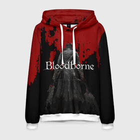 Мужская толстовка 3D с принтом Bloodborne в городе Новоалтайск, 100% полиэстер | двухслойный капюшон со шнурком для регулировки, мягкие манжеты на рукавах и по низу толстовки, спереди карман-кенгуру с мягким внутренним слоем. | bloodborne | bloodborne 2 | esport | game | playstation | бладборн | игра | киберспорт | киберспортсмен | порождение крови
