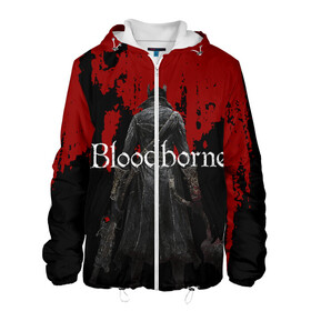 Мужская куртка 3D с принтом Bloodborne. в городе Новоалтайск, ткань верха — 100% полиэстер, подклад — флис | прямой крой, подол и капюшон оформлены резинкой с фиксаторами, два кармана без застежек по бокам, один большой потайной карман на груди. Карман на груди застегивается на липучку | bloodborne | bloodborne 2 | esport | game | playstation | бладборн | игра | киберспорт | киберспортсмен | порождение крови