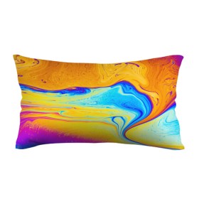 Подушка 3D антистресс с принтом ABSTRACT WAVES в городе Новоалтайск, наволочка — 100% полиэстер, наполнитель — вспененный полистирол | состоит из подушки и наволочки на молнии | abstraction | geometry | hexagon | neon | paints | stripes | texture | triangle | waves | абстракция | брызги | геометрия | краски | неон | неоновый | соты | текстура