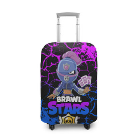 Чехол для чемодана 3D с принтом Brawl Stars TARA. в городе Новоалтайск, 86% полиэфир, 14% спандекс | двустороннее нанесение принта, прорези для ручек и колес | bibi | brawl stars | crow | leon | leon shark | max | mecha crow | mr.p | sally leon | shark | sprout | tara | virus 8 bit | биби | бравл старс | вирус 8 бит | ворон | леон | макс | мешха кров | оборотень | спроут | сэли леон | тара