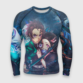 Мужской рашгард 3D с принтом KIMETSU NO YAIBA защитник в городе Новоалтайск,  |  | demon slayer | kimetsu no yaiba | nezuko | shinobu | slayer | tanjiro | zenitsu | гию томиока | зенитцу | иноске хашибира | клинок рассекающий демонов | незуко | танджиро | шинобу кочо