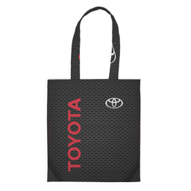 Шоппер 3D с принтом TOYOTA в городе Новоалтайск, 100% полиэстер | Плотность: 200 г/м2; Размер: 34×35 см; Высота лямок: 30 см | 2020 | alphard | auto | camry | corolla | highlander | hilux | land cruiser 200 | prado | rav4 | sport | supra | toyota | tundra | авто | автомобиль | автомобильные | альфард | бренд | камри | марка | машины | спорт | тойота