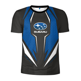 Мужская футболка 3D спортивная с принтом Subaru Driver team в городе Новоалтайск, 100% полиэстер с улучшенными характеристиками | приталенный силуэт, круглая горловина, широкие плечи, сужается к линии бедра | Тематика изображения на принте: driver | driver team | racing | subaru | subaru team | гонки | машины | субарик | субару | тачки