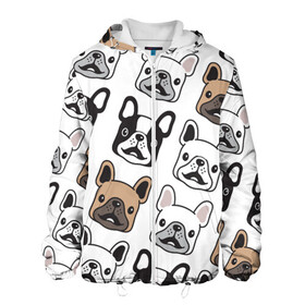 Мужская куртка 3D с принтом БОСТОН ТЕРЬЕР | BOSTON TERRIER в городе Новоалтайск, ткань верха — 100% полиэстер, подклад — флис | прямой крой, подол и капюшон оформлены резинкой с фиксаторами, два кармана без застежек по бокам, один большой потайной карман на груди. Карман на груди застегивается на липучку | Тематика изображения на принте: dog | бостон терьер | друг человека | другу | кинолог | лабрадор | мохнатый | пес | пёсель | пёсик | подарок | подруге | собака | собакен | собаки | собачка | собачнику