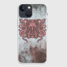 Чехол для iPhone 13 mini с принтом Ктулху | Cthulhu в городе Новоалтайск,  |  | cthulhu | великий древний | владыка миров | зов ктулху | ктулху | лавкрафта | морское чудовище | чудовище