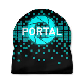 Шапка 3D с принтом Portal в городе Новоалтайск, 100% полиэстер | универсальный размер, печать по всей поверхности изделия | 3d | aperture science | black mesa xen | half life | portal | portal 2 | valve | игра | портал