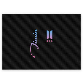 Поздравительная открытка с принтом BTS Jimin в городе Новоалтайск, 100% бумага | плотность бумаги 280 г/м2, матовая, на обратной стороне линовка и место для марки
 | Тематика изображения на принте: bts | j hope | j pop | jimin | jin | jungkook | k pop | korea | music | nct | pop | pop idols | suga | v | айдолы | бтс | идолы | к поп | корейская музыка | корея | нст | поп | попса | чимин