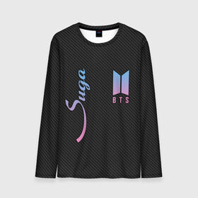 Мужской лонгслив 3D с принтом BTS Suga в городе Новоалтайск, 100% полиэстер | длинные рукава, круглый вырез горловины, полуприлегающий силуэт | bts | j hope | j pop | jimin | jin | jungkook | k pop | korea | music | nct | pop | pop idols | suga | v | айдолы | бтс | идолы | к поп | корейская музыка | корея | нст | поп | попса | чимин