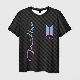Мужская футболка 3D с принтом BTS J-Hope в городе Новоалтайск, 100% полиэфир | прямой крой, круглый вырез горловины, длина до линии бедер | bts | j hope | j pop | jimin | jin | jungkook | k pop | korea | music | nct | pop | pop idols | suga | v | айдолы | бтс | идолы | к поп | корейская музыка | корея | нст | поп | попса | чимин