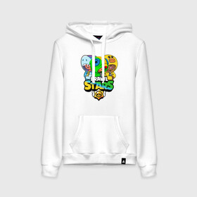Женская толстовка хлопок с принтом Brawl Stars Leon Trio в городе Новоалтайск, френч-терри, мягкий теплый начес внутри (100% хлопок) | карман-кенгуру, эластичные манжеты и нижняя кромка, капюшон с подкладом и шнурком | 3 леона | brawl stars | brawl stars leon | leon | leon green | leon sally | leon shark | бравл старс | леон | леон акула | леон огонь | леон салли | леон старс | леоны
