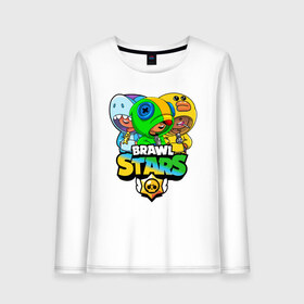 Женский лонгслив хлопок с принтом Brawl Stars Leon Trio в городе Новоалтайск, 100% хлопок |  | 3 леона | brawl stars | brawl stars leon | leon | leon green | leon sally | leon shark | бравл старс | леон | леон акула | леон огонь | леон салли | леон старс | леоны