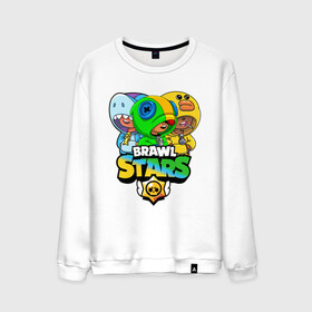 Мужской свитшот хлопок с принтом Brawl Stars Leon Trio в городе Новоалтайск, 100% хлопок |  | 3 леона | brawl stars | brawl stars leon | leon | leon green | leon sally | leon shark | бравл старс | леон | леон акула | леон огонь | леон салли | леон старс | леоны