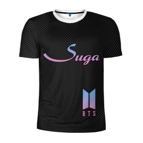 Мужская футболка 3D спортивная с принтом BTS Suga в городе Новоалтайск, 100% полиэстер с улучшенными характеристиками | приталенный силуэт, круглая горловина, широкие плечи, сужается к линии бедра | bts | j hope | j pop | jimin | jin | jungkook | k pop | korea | music | nct | pop | pop idols | suga | v | айдолы | бтс | идолы | к поп | корейская музыка | корея | нст | поп | попса | чимин