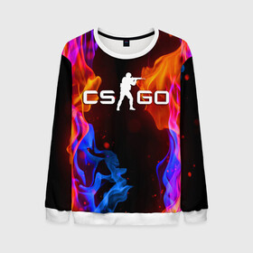Мужской свитшот 3D с принтом CS:GO FIRE в городе Новоалтайск, 100% полиэстер с мягким внутренним слоем | круглый вырез горловины, мягкая резинка на манжетах и поясе, свободная посадка по фигуре | computer game | counter strike | cs | cs go | csgo | game | glitch | битва огней | вой | го | игрок | компьютерная игра | контер страйк | контр страйк | контра | коунтер страйк | кс | огонь | пламя