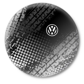 Значок с принтом Volkswagen в городе Новоалтайск,  металл | круглая форма, металлическая застежка в виде булавки | Тематика изображения на принте: volkswagen | vw | vw значок | vw лого | vw марка | vw эмблема | wv | значок vw | значок фольксваген | лого автомобиля | лого вольцваген | логотип vw | фольксваген | фольцваген
