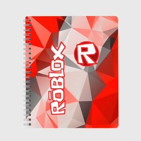 Тетрадь с принтом ROBLOX [6] в городе Новоалтайск, 100% бумага | 48 листов, плотность листов — 60 г/м2, плотность картонной обложки — 250 г/м2. Листы скреплены сбоку удобной пружинной спиралью. Уголки страниц и обложки скругленные. Цвет линий — светло-серый
 | box | lego | minecraft | roblox | роблокс