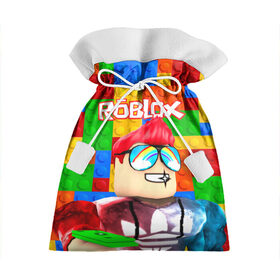 Подарочный 3D мешок с принтом ROBLOX [3] в городе Новоалтайск, 100% полиэстер | Размер: 29*39 см | box | lego | minecraft | roblox | роблокс