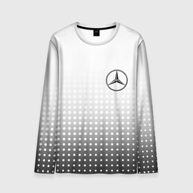 Мужской лонгслив 3D с принтом Mercedes-Benz в городе Новоалтайск, 100% полиэстер | длинные рукава, круглый вырез горловины, полуприлегающий силуэт | Тематика изображения на принте: amg | mercedes | mercedes значок | mercedes лого | mercedes марка | амг | бенц | лого автомобиля | логотип мерседес | мерин | мерс | мерседес | мерседес бенз | мерседес лого | мерседес эмблема