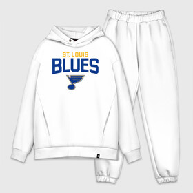 Мужской костюм хлопок OVERSIZE с принтом Blues в городе Новоалтайск,  |  | blues | canada | cup | hockey | khl | maple | new york | nhl | ny | nyr | rangers | st.louis | stanley | stanley cup | toronto | usa | канада | кубок | листья | нхл | стенли | тарасенко | торонто | хоккей | шайба