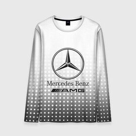Мужской лонгслив 3D с принтом Mercedes-Benz в городе Новоалтайск, 100% полиэстер | длинные рукава, круглый вырез горловины, полуприлегающий силуэт | amg | mercedes | mercedes значок | mercedes лого | mercedes марка | амг | бенц | лого автомобиля | логотип мерседес | мерин | мерс | мерседес | мерседес бенз | мерседес лого | мерседес эмблема