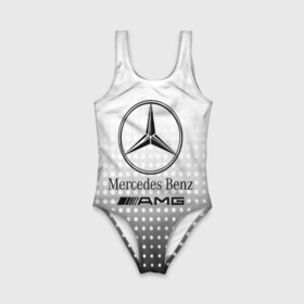 Детский купальник 3D с принтом Mercedes-Benz в городе Новоалтайск, Полиэстер 85%, Спандекс 15% | Слитный крой, подклад по переду изделия, узкие бретели | amg | mercedes | mercedes значок | mercedes лого | mercedes марка | амг | бенц | лого автомобиля | логотип мерседес | мерин | мерс | мерседес | мерседес бенз | мерседес лого | мерседес эмблема