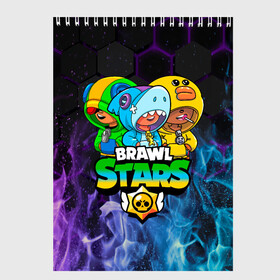 Скетчбук с принтом Brawl Stars Leon Trio в городе Новоалтайск, 100% бумага
 | 48 листов, плотность листов — 100 г/м2, плотность картонной обложки — 250 г/м2. Листы скреплены сверху удобной пружинной спиралью | 3 леона | brawl stars | brawl stars leon | leon | leon green | leon sally | leon shark | бравл старс | леон | леон акула | леон огонь | леон салли | леон старс | леоны