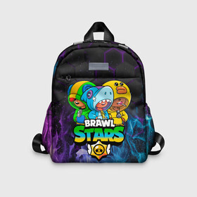 Детский рюкзак 3D с принтом Brawl Stars Leon Trio в городе Новоалтайск, 100% полиэстер | лямки с регулируемой длиной, сверху петелька, чтобы рюкзак можно было повесить на вешалку. Основное отделение закрывается на молнию, как и внешний карман. Внутри дополнительный карман. По бокам два дополнительных кармашка | Тематика изображения на принте: 3 леона | brawl stars | brawl stars leon | leon | leon green | leon sally | leon shark | бравл старс | леон | леон акула | леон огонь | леон салли | леон старс | леоны