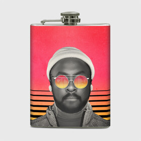 Фляга с принтом Will.I.Am в городе Новоалтайск, металлический корпус | емкость 0,22 л, размер 125 х 94 мм. Виниловая наклейка запечатывается полностью | apl de ap | bep | black eyed peas | taboo | the black eyed peas | will i am | данс поп | поп | хип хоп
