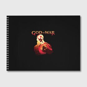 Альбом для рисования с принтом God of War в городе Новоалтайск, 100% бумага
 | матовая бумага, плотность 200 мг. | Тематика изображения на принте: ascension | betrayal | chains of olympus | cratos | ghost of sparta | god of war | hack and slash | kratos | бог войны | кратос