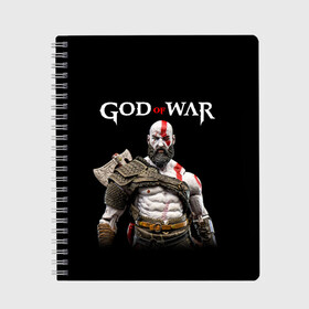 Тетрадь с принтом God of War в городе Новоалтайск, 100% бумага | 48 листов, плотность листов — 60 г/м2, плотность картонной обложки — 250 г/м2. Листы скреплены сбоку удобной пружинной спиралью. Уголки страниц и обложки скругленные. Цвет линий — светло-серый
 | ascension | betrayal | chains of olympus | cratos | ghost of sparta | god of war | hack and slash | kratos | бог войны | кратос