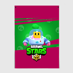 Постер с принтом BRAWL STARS SPROUT в городе Новоалтайск, 100% бумага
 | бумага, плотность 150 мг. Матовая, но за счет высокого коэффициента гладкости имеет небольшой блеск и дает на свету блики, но в отличии от глянцевой бумаги не покрыта лаком | brawl | brawl stars | brawl stars sprout | clash | sprout | бравл старс | игра | мобильные игры | спраут