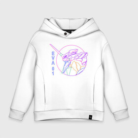 Детское худи Oversize хлопок с принтом Eva 01, Evangelion, Vaporwave  в городе Новоалтайск, френч-терри — 70% хлопок, 30% полиэстер. Мягкий теплый начес внутри —100% хлопок | боковые карманы, эластичные манжеты и нижняя кромка, капюшон на магнитной кнопке | Тематика изображения на принте: 90 | anime | cyborg | eva | eva 01 | evangelion | manga | meha | misato | rei | robot | vaporwave | аниме | вейпорвейв | ева | ева 01 | евангелион | манга | мисато | робот | синдзи