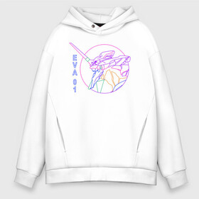 Мужское худи Oversize хлопок с принтом Eva 01 Evangelion Vaporwave в городе Новоалтайск, френч-терри — 70% хлопок, 30% полиэстер. Мягкий теплый начес внутри —100% хлопок | боковые карманы, эластичные манжеты и нижняя кромка, капюшон на магнитной кнопке | 90 | anime | cyborg | eva | eva 01 | evangelion | manga | meha | misato | rei | robot | vaporwave | аниме | вейпорвейв | ева | ева 01 | евангелион | манга | мисато | робот | синдзи