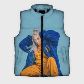 Мужской жилет утепленный 3D с принтом Billie Eilish в городе Новоалтайск,  |  | billie eilish | billie eilish bury | billie eilish merch | билли айлиш | билли айлиш мерч