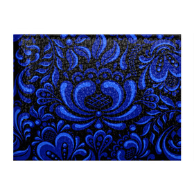 Обложка для студенческого билета с принтом Гжель узоры в городе Новоалтайск, натуральная кожа | Размер: 11*8 см; Печать на всей внешней стороне | big picture | гжель | капельки | картинки | круги | листья | популярные | прикольные | узоры