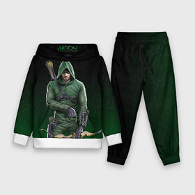 Детский костюм 3D (с толстовкой) с принтом Arrow в городе Новоалтайск,  |  | arrow | oliver queen | vdzabma | оливер куинн | стрела