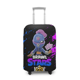 Чехол для чемодана 3D с принтом Brawl Stars TARA. в городе Новоалтайск, 86% полиэфир, 14% спандекс | двустороннее нанесение принта, прорези для ручек и колес | bibi | brawl stars | crow | leon | leon shark | max | mecha crow | mr.p | sally leon | shark | sprout | tara | virus 8 bit | биби | бравл старс | вирус 8 бит | ворон | леон | макс | мешха кров | оборотень | спроут | сэли леон | тара