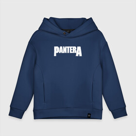 Детское худи Oversize хлопок с принтом Pantera. в городе Новоалтайск, френч-терри — 70% хлопок, 30% полиэстер. Мягкий теплый начес внутри —100% хлопок | боковые карманы, эластичные манжеты и нижняя кромка, капюшон на магнитной кнопке | pantera | американская метал группа | грув метал | группа | музыка | пантера | рок | рок группа