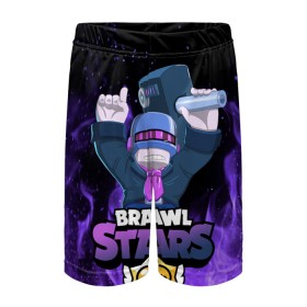 Детские спортивные шорты 3D с принтом Brawl Stars DJ Frank в городе Новоалтайск,  100% полиэстер
 | пояс оформлен широкой мягкой резинкой, ткань тянется
 | brawl | brawl brawl stars | brawl stars | dj frank | frank | franky | бравл | бравл старс | бравл фрэнк | диджей | диджей фрэнк | френк | фрэнк