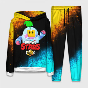 Женский костюм 3D (с толстовкой) с принтом BRAWL STARS SPROUT в городе Новоалтайск,  |  | 8 bit | 8 бит | bibi | brawl stars | crow | el brown | leon | leon shark | max | mr.p | phoenix | sally leon | shark | sprout | stars | virus | werewolf | акула | биби | вирус | ворон | леон | оборотень | пингвин