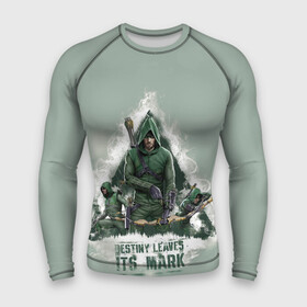 Мужской рашгард 3D с принтом Green Arrow в городе Новоалтайск,  |  | arrow | oliver queen | vdzabma | оливер куинн | стрела