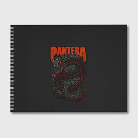 Альбом для рисования с принтом PANTERA в городе Новоалтайск, 100% бумага
 | матовая бумага, плотность 200 мг. | 1980 | 1990 | 80 | 80 е | 90 | metal | music | pantera | panther | retro | rock | метал | музыка | пантера | ретро | рок