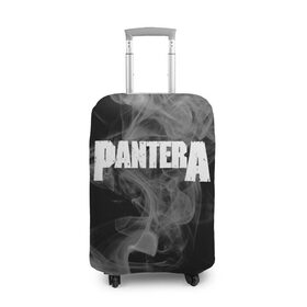 Чехол для чемодана 3D с принтом Pantera. в городе Новоалтайск, 86% полиэфир, 14% спандекс | двустороннее нанесение принта, прорези для ручек и колес | pantera | американская метал группа | грув метал | группа | музыка | пантера | рок | рок группа