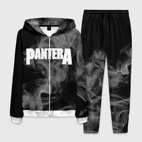 Мужской костюм 3D с принтом Pantera. в городе Новоалтайск, 100% полиэстер | Манжеты и пояс оформлены тканевой резинкой, двухслойный капюшон со шнурком для регулировки, карманы спереди | pantera | американская метал группа | грув метал | группа | музыка | пантера | рок | рок группа